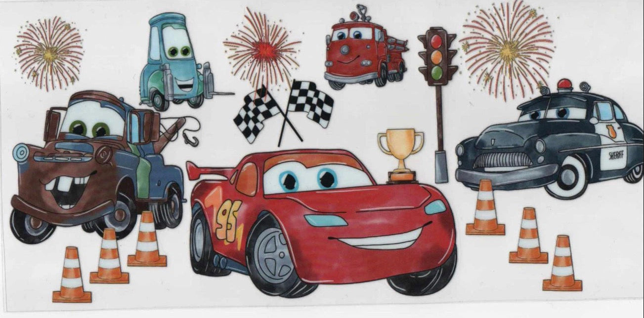 Cars Racing Wrap