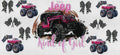 Pink Truck Girl Wrap