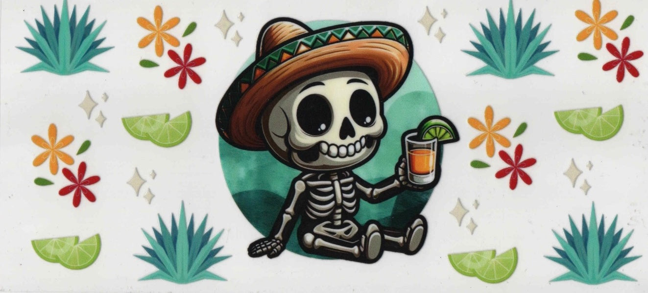 Fiesta Skeleton Wrap