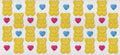 Gummy Bear Hearts Wrap