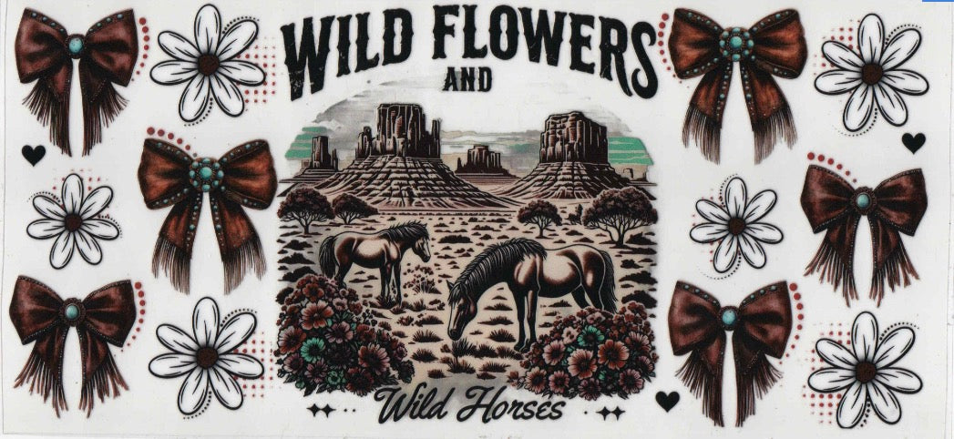 Wild Flowers & Wild Horses Wrap