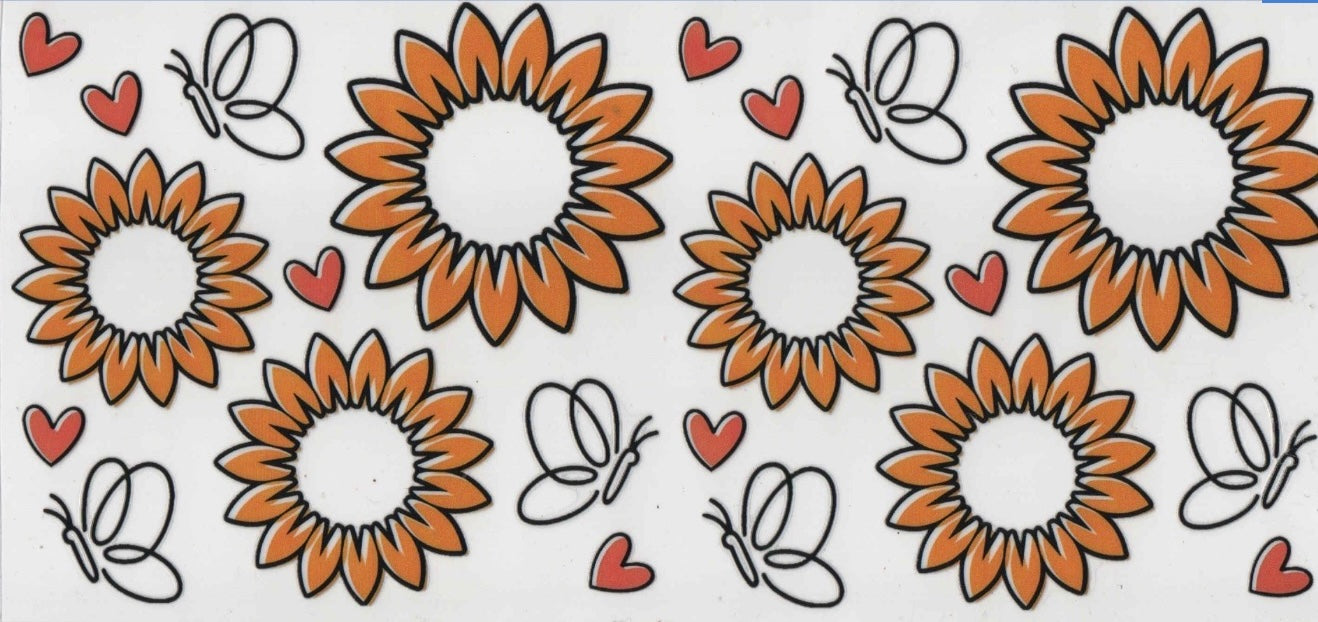 Sunflower Butterfly Wrap