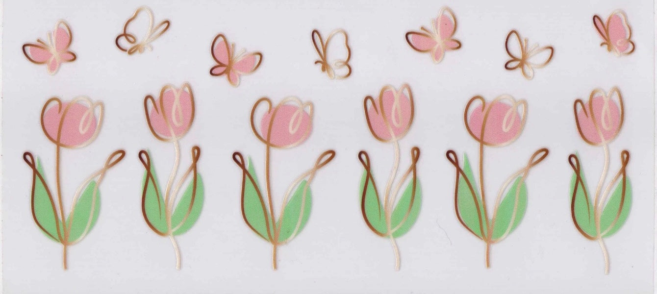 Minimalist Pink Tulip Wrap