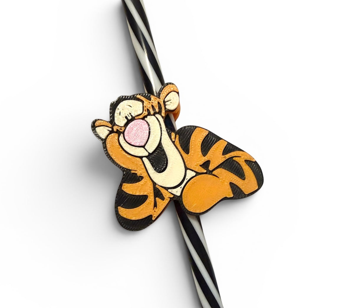 Bouncy Tiger Inspired Straw Topper
