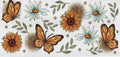 Sunflower & Butterfly Wrap